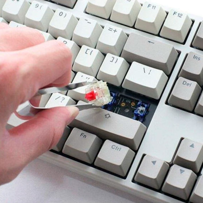 Clavier mécanique Retro Ducky 100% Origine Vintage MX Argent (anglais)