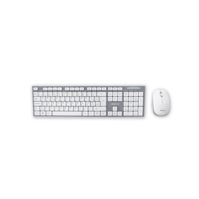 Clavier + Souris Approx APPKBWELEGANT Wireless USB Gris / Blanc