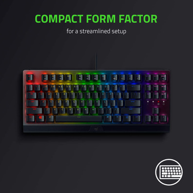 Teclado Razer Blackveuve V3 Tenkeyless Yellow Switch (Español)