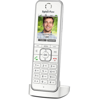 Teléfono Inalámbrico Dect Digital Fritz ! C6 Blanco