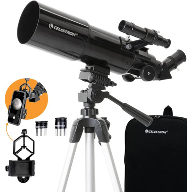 Télescope Celestron Travel Scope 80 c / Adaptador Smartphone