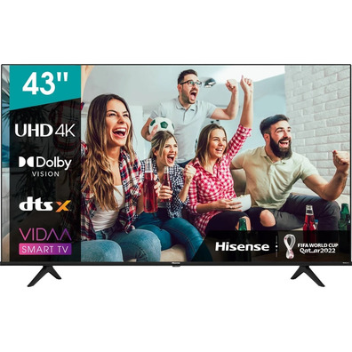 Televisión LED Hisense 43A6BG 43''Smart TV 4K/Wifi/BT