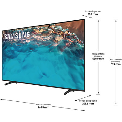 Televisión Samsung Crystal UHD UE43BU8000K 43''SmartTV/Wifi/4K