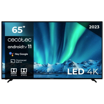 Téléviseur Cecotec A series ALU00165 65 " /Ultra HD 4K/Smart TV