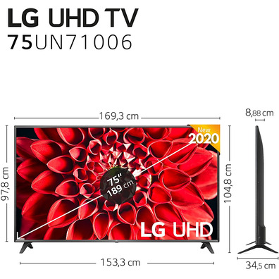 TV LG 75UN71006LC 75 "Ultra HD 4K / Smart TV / WiFi