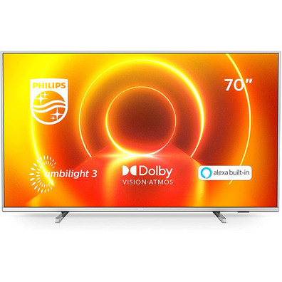 Philips 70PUS7855 70 "/ Ultra HD 4K / Smart TV / WiFi Argent