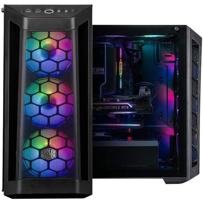 Torre E-ATX Cooler Master Masterbox MB511 ARGB Negro