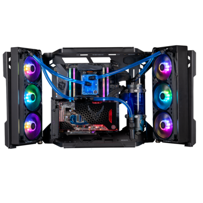 Torre E-ATX Coolermaster MasterFrame 700 Negro