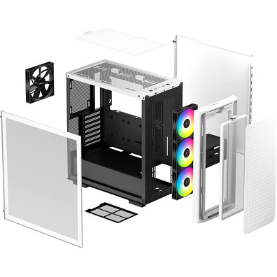 Torre E-ATX Deepcool CK560 Blanc