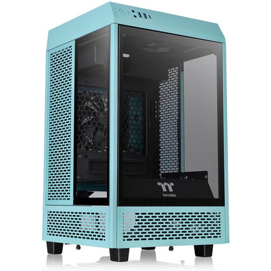 Torre M-ITX Thermaltake Tour 100 Turquesa