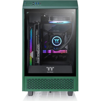 Torre M-ITX Thermaltake Tour 100 Verde