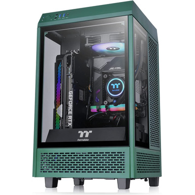 Torre M-ITX Thermaltake Tour 100 Verde