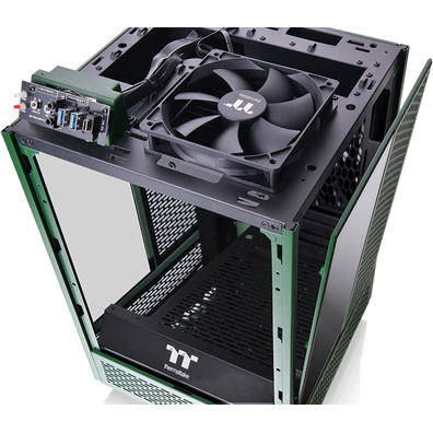 Torre M-ITX Thermaltake Tour 100 Verde