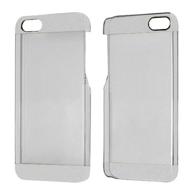 Transparent Plastic Case for iPhone 5/5S Noir