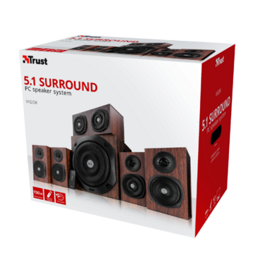 Confiance Vigor Haut-parleurs bois 5.1 150W RMS