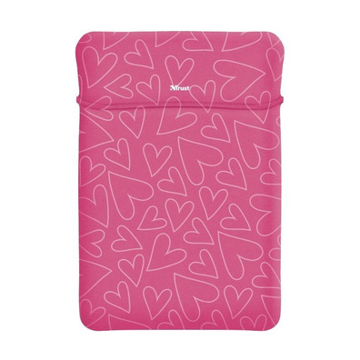 Trust Yvo Corazones Funda + Ratón 15.6''Rosa