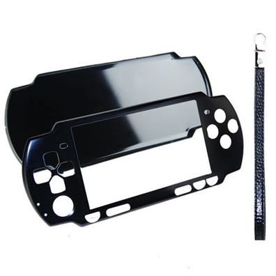 Ultra Slim Aluminium Case PSP Slim Black