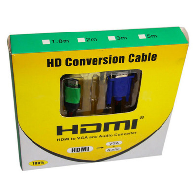 Adaptateur HDMI / VGA avec audio 5m