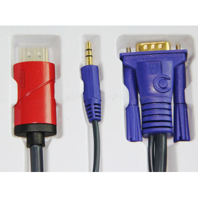 Adaptateur HDMI / VGA avec audio 5m