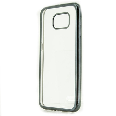 TPU métal Samsung Galaxy S6 noir X-un cas