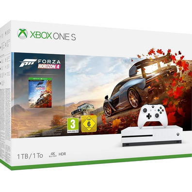 Xbox One S Blanc 1 TO   Forza Horizon 4