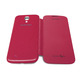 Flip Cover Case for Samsung Galaxy S4 Rouge