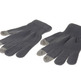 Tiger Plush Touch Gloves for iPad, iPhone 4S (Silver)