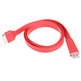 Chargeur Flat Câble pour iPhone (Rouge)