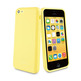 Soft and Skin minigel Muvit iPhone 5C Jaune