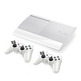 Console PS3 Slim 500 Go (Blanche) + 2 Dualshock 3