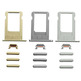 SIM Card Tray and Side Buttons Set for iPhone 6 Plus Argent