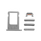 SIM Card Tray and Side Buttons Set for iPhone 6 Plus Argent