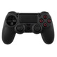 Housse de silicone pour Dualshock 4 Noire