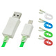 Light Micro USB Data Transfer Charging Cable for Samsung/HTC/Nokia Blanc