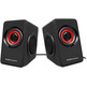 Haut-parleurs Mars Gaming MS1 10W 2.0 Rouge