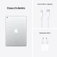 Apple iPad 10.2''2021 Wifi 256 Go Plata MK2P3TY/A