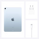 Apple iPad Air 4 10.9''2020 64 Go Wifi + Sky Blue 8ª Gen MYH02TY/A