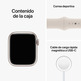 Apple Watch Series 8 GPS/Cellulaire 41mm Blanco Estrella