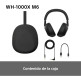 Écouteurs sans fil Bluetooth Sony WH-1000XM6 - Annulation du bruit - Noir