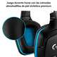 Logitech Auriculaires G432 7.1 avec Microphone USB/Jack 3.5 Noir