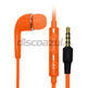 Écouteurs avec microphone pour Samsung Galaxy S4 Orange