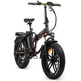 Bicicleta Eléctrica FAT Bike Youin You-Ride Texas Negro / Naranja