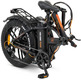 Bicicleta Eléctrica FAT Bike Youin You-Ride Texas Negro / Naranja