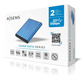 Caja Externa 2.5''USB 3.1 SATA Aisens Aluminio Azul ASE-2525BLU