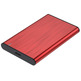 Caja Externa 2.5''USB 3.1 SATA Aisens Aluminio Negro ASE-2525RED