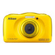 Nikon Submersible Coolpix W100 jaune + caméra Mochila