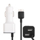 Car Charger for Samsung Galaxy Note 3 Blanc