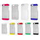 Transparent Plastic Case for iPhone 5/5S Blanc