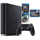 Consola Playstation 4 Slim (500 Go) Negro + Destiny 2 + Space Hulk + Starlink