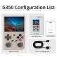 Console portable Retro Anbernic G350 1GB/64GB Gris